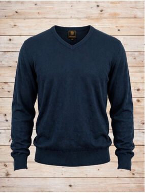 Men's F/X Fusion V-Neck Sweater Blue Size XL